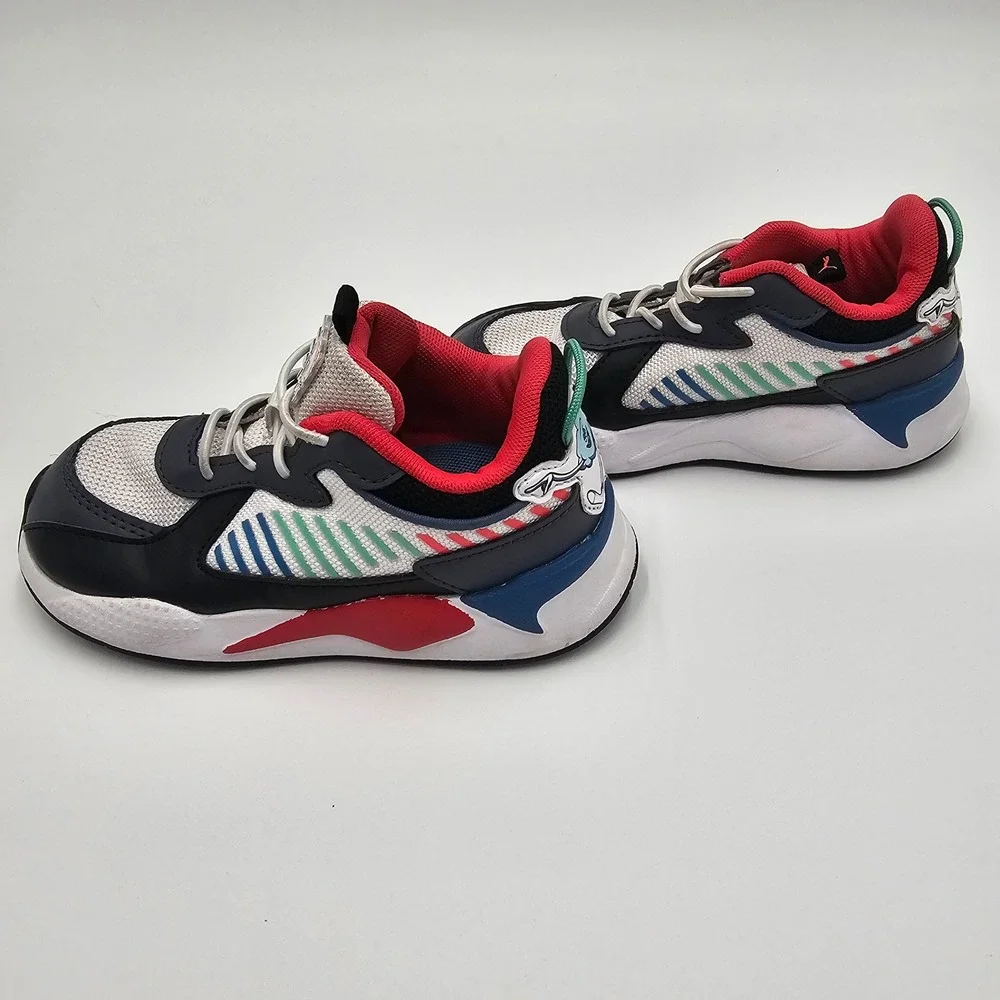 Puma RS-X Kids Shoes Multicolored‎ Cloud Graphic Lace Up Sneakers Size 10C